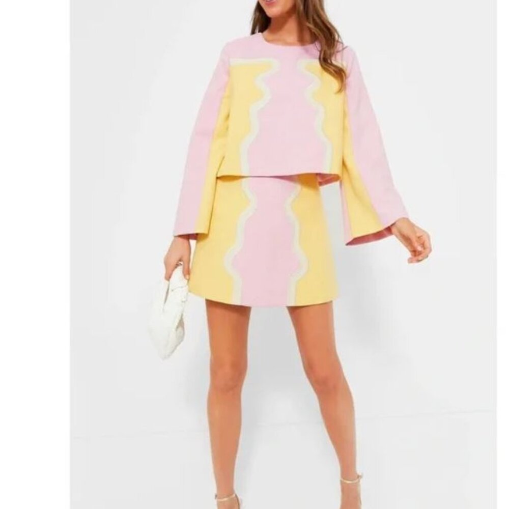 Tuckernuck Pop of Peony Top and Mini Skirt (Set)